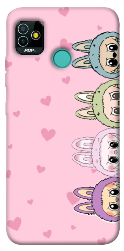 Чехол на TECNO POP 5 All Labubu 4 фото 1 из 1