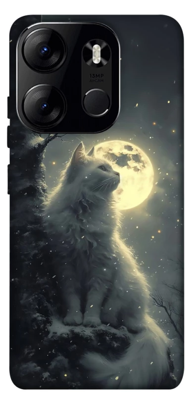 Чехол на Tecno Spark Go 2023 Кот под луной фото 1 из 1