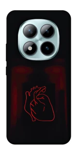 Чехол на Xiaomi Redmi Note 15 Pro+ 5G Красное сердце фото 1 из 1