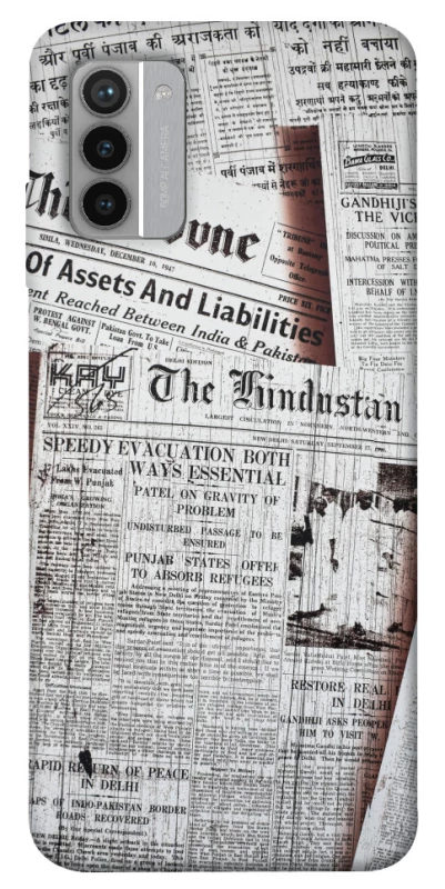 Чехол на Nokia G42 Газеты фото 1 из 1