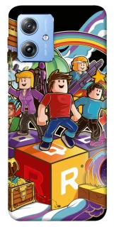 Чехол на Motorola Moto G84 Roblox family фото 1 из 1