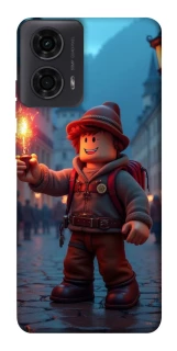 Чохол на Motorola Moto G24 Roblox Fire Logo Blue Flames фото 1 з 1