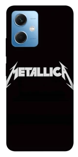 Чехол на Xiaomi Poco X5 5G Metallica logo фото 1 Чехол на Xiaomi Poco X5 5G Metallica logo фото 1 из 1