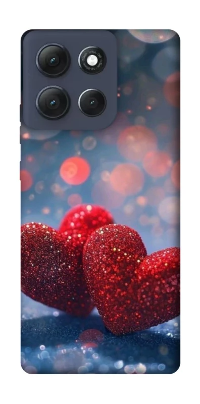 Чохол на Motorola Moto G86 Power Red hearts фото 1 з 1