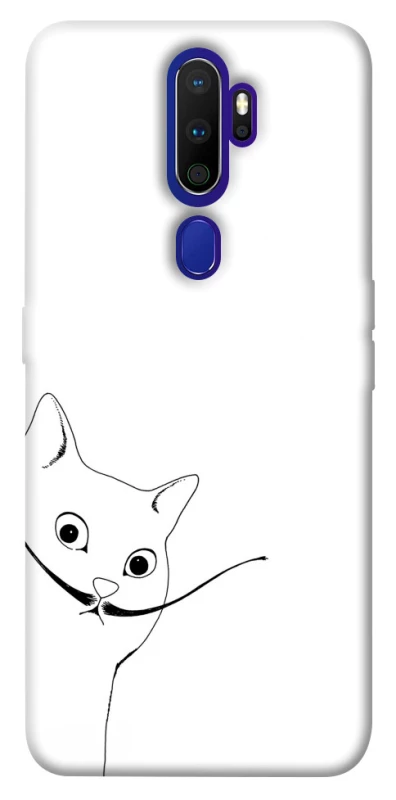 Чехол на Oppo A5 (2020) / Oppo A9 (2020) Кот Дали фото 1 из 1