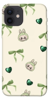 Чохол на Apple iPhone 12 (6.1") Labubu Green Heart фото 1 з 1