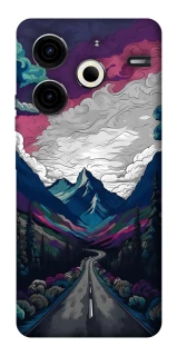Чехол на TECNO Pova 6 Neo (LI6) Нарисованные горы фото 1 из 1