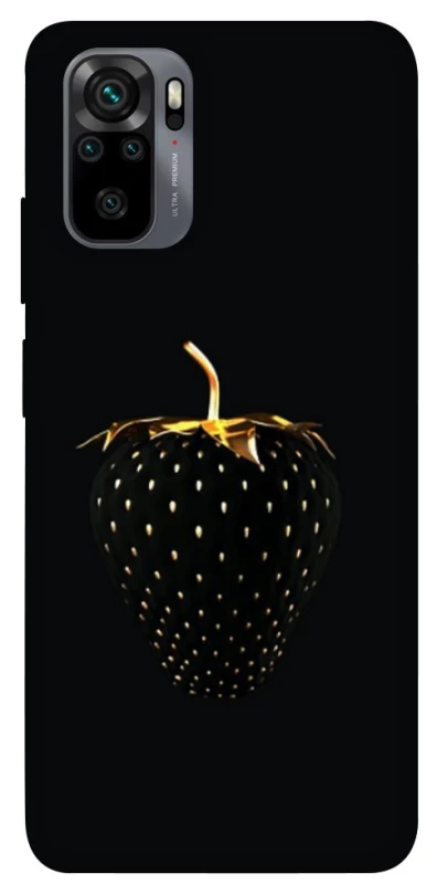 Чохол на Xiaomi Poco M5s Чорна полуниця фото 1 з 1