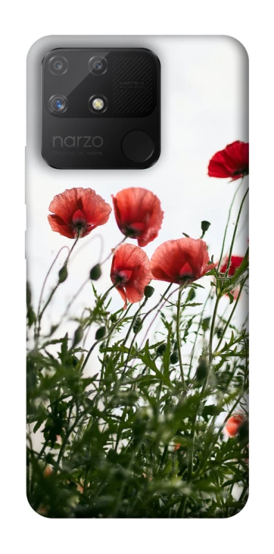 Чохол на Realme Narzo 50A Поле маків фото 1 з 1