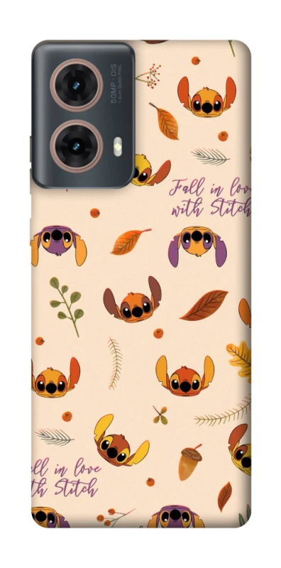 Чохол на Motorola Moto G85 Fall in love with Stitch фото 1 з 1