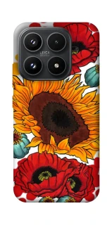 Чохол на Xiaomi 17 Соняшники та маки фото 1 з 1