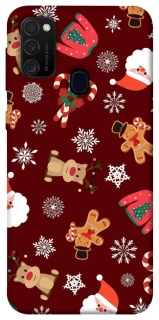Чехол на Samsung Galaxy M21 Новогодний v6 фото 1 из 1