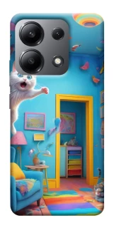 Чохол на Xiaomi Redmi Note 13 4G crazy cat фото 1 з 1