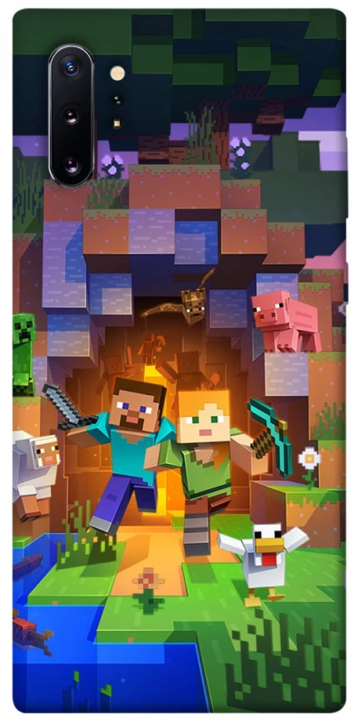 Чохол на Samsung Galaxy Note 10 Plus Minecraft game фото 1 з 1