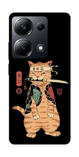 Чохол на Xiaomi Poco M6 Pro 4G Кіт-самурай фото 1 з 1