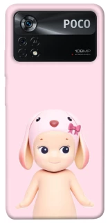 Чехол на Xiaomi Poco X4 Pro 5G Pink Ribbon Hop фото 1 из 1