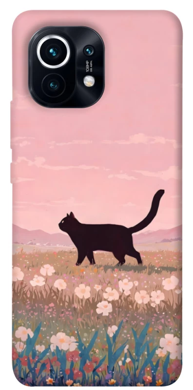Чохол на Xiaomi Mi 11 cat on a field фото 1 з 1