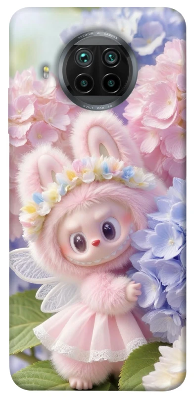 Чохол на Xiaomi Mi 10T Lite / Redmi Note 9 Pro 5G Labubu & Flowers ver.1 фото 1 з 1