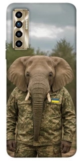 Чехол на TECNO Camon 17P Слон защитник фото 1 из 1