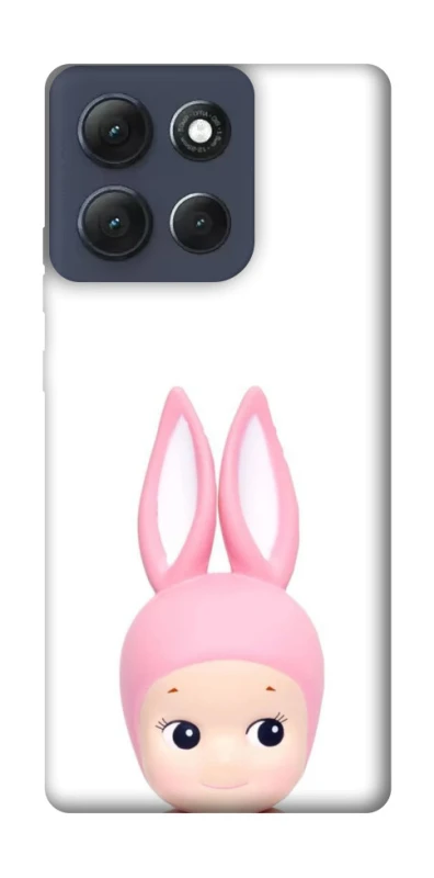 Чохол на Motorola Moto G86 Power Minimal Bunny Peek фото 1 з 1