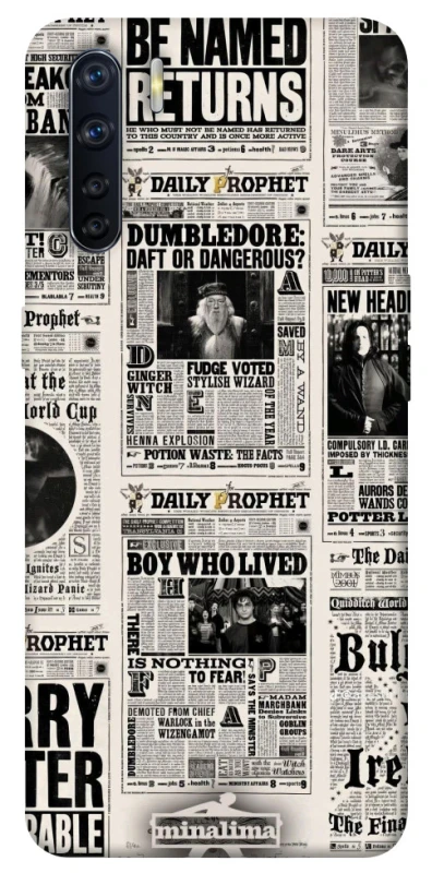Чохол на Oppo A91 Harry Potter newspaper фото 1 з 1