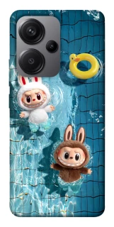 Чохол на Xiaomi Redmi Note 13 Pro+ Labubu in the pool фото 1 з 1