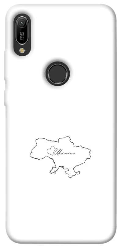 Чохол на Huawei Y6 (2019) Ukraine map фото 1 з 1