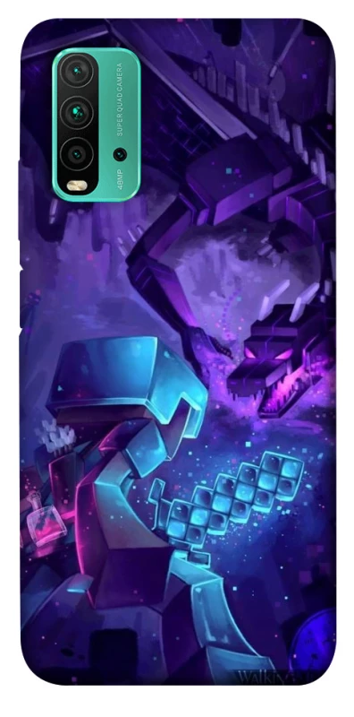 Чохол на Xiaomi Redmi Note 9 4G / Redmi 9 Power Minecraft dragon фото 1 з 1