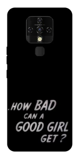 Чехол на TECNO Camon 16 SE How bad? фото 1 из 1