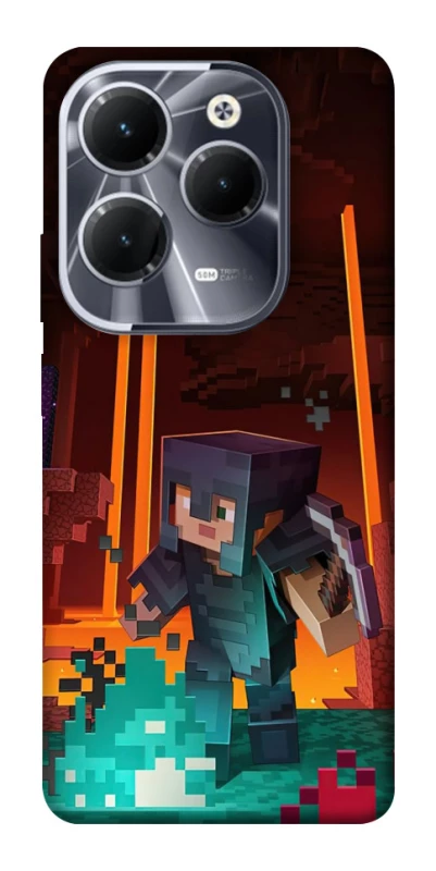 Чохол на Infinix Hot 40 Minecraft game adventure фото 1 з 1