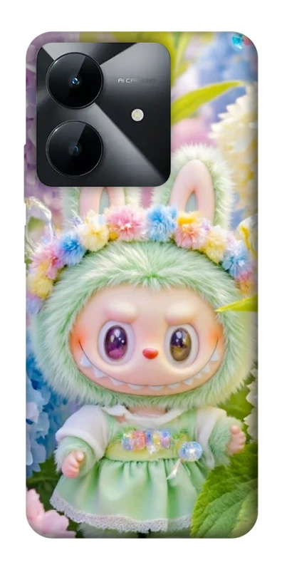Чехол на Realme Note 60x Labubu & Flowers ver.2 фото 1 из 1