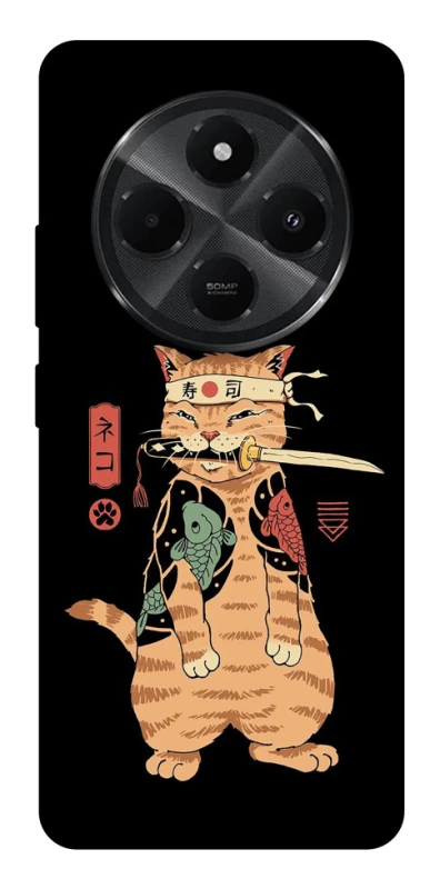 Чехол на Xiaomi Redmi A3 Pro Кот-самурай фото 1 из 1