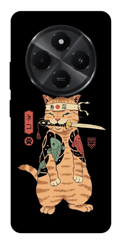 Чехол на Xiaomi Redmi A4 Кот-самурай фото 1 из 1