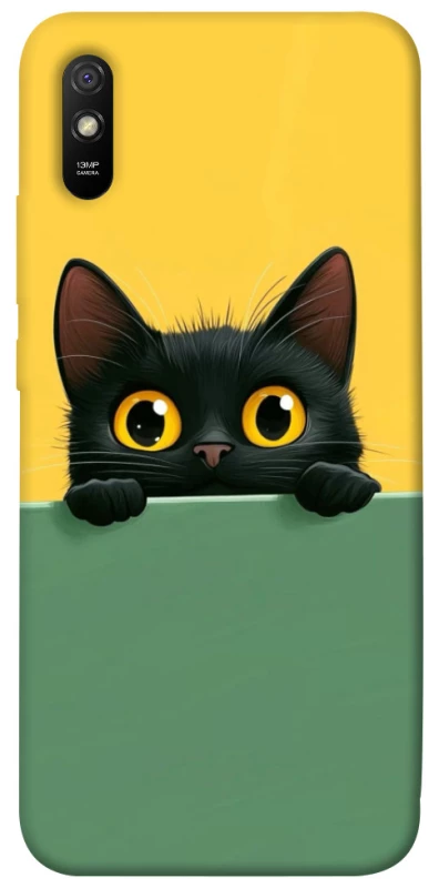 Чехол на Xiaomi Redmi 9A Black cat v2 фото 1 из 1