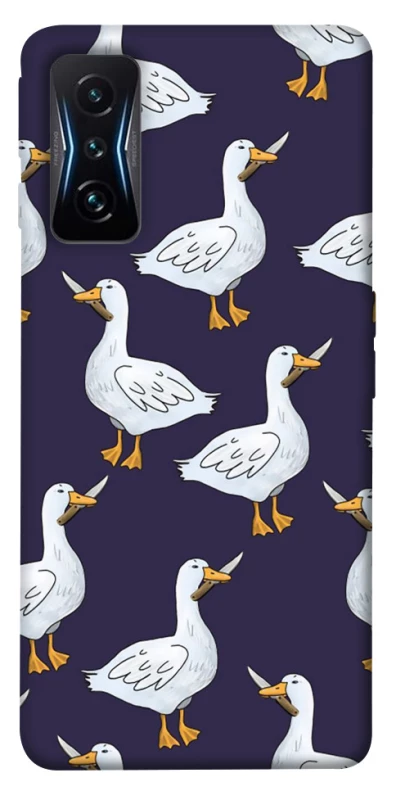 Чехол на Xiaomi Poco F4 GT Гуси с претензией фото 1 из 1