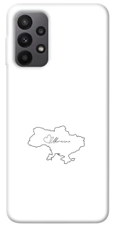 Чохол на Samsung Galaxy A23 4G Ukraine map фото 1 з 1