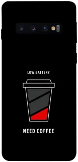 Чехол на Samsung Galaxy S10 Low battery фото 1 из 1