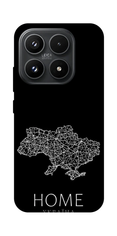 Чохол на Xiaomi 17 Ukraine black map фото 1 з 1