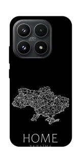 Чохол на Xiaomi 17 Ukraine black map фото 1 з 1