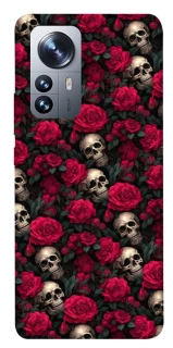Чохол на Xiaomi 12 / 12X Черепа та рози фото 1 з 1