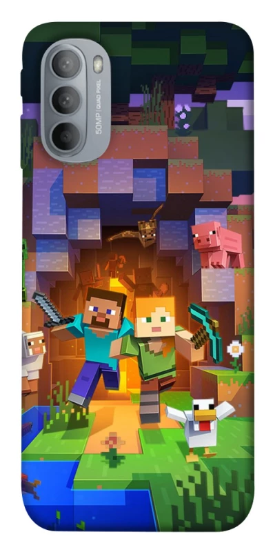 Чохол на Motorola Moto G31 Minecraft game фото 1 з 1