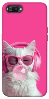 Чехол на Realme C2 Pink kitty фото 1 из 1