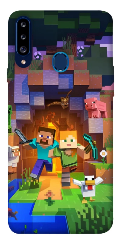 Чохол на Samsung Galaxy A20s Minecraft game фото 1 з 1