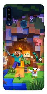 Чехол на Samsung Galaxy A20s Minecraft game фото 1 из 1
