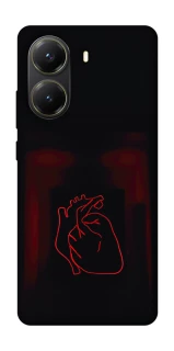 Чехол на Xiaomi Poco X7 Pro Красное сердце фото 1 из 1