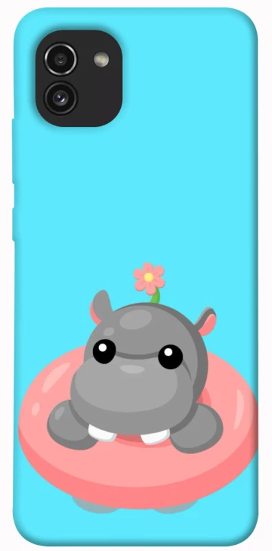 Чохол на Samsung Galaxy A03 Adopt Me Hippo Floatie фото 1 з 1