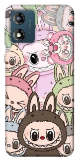 Чохол на Motorola Moto E13 All Labubu 3 фото 1 з 1