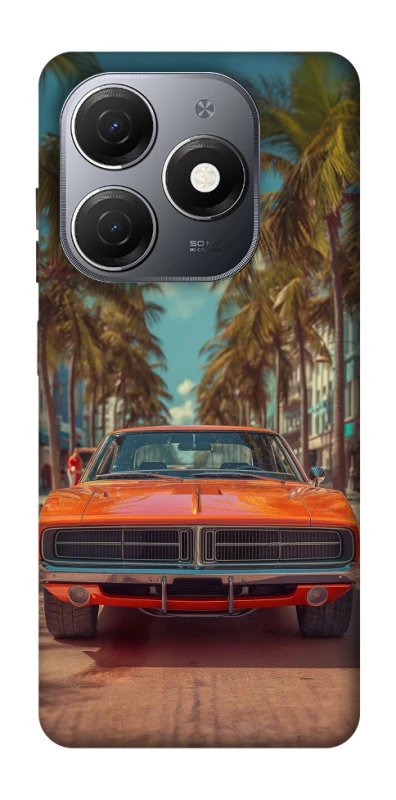 Чехол на TECNO Spark 20 Tropical car фото 1 из 1
