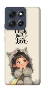 Чохол на Motorola Moto G86 Create the life you love фото 1 з 1