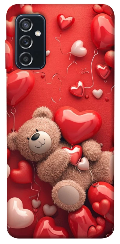Чохол на Samsung Galaxy M52 bear in hearts фото 1 з 1